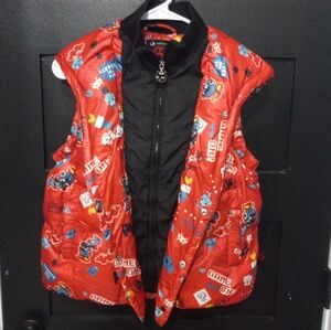 Azona A02 Video Game Theme Puffer Vest